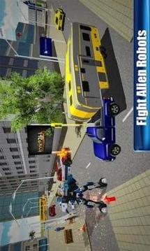 Super Robot Transformation Camper Van Truck Driver游戲截圖4