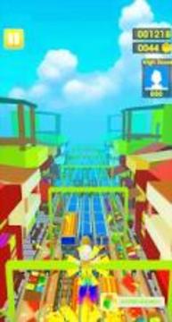 Subway Surf Train Adventure World游戲截圖4