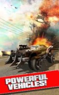 Fastlane Death Road Race - Shooting Car on Highway游戲截圖2