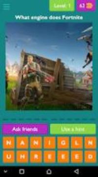 Fortnite Quiz GUESS FOR FORTNITE BATTLE ROYALE游戲截圖3