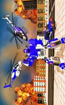 US Police Robot War Multi Robot Transform Games游戲截圖1