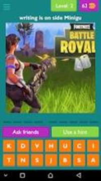 Fortnite Quiz GUESS FOR FORTNITE BATTLE ROYALE游戲截圖2