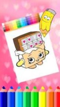 Coloring Book For Shopkins lovers游戲截圖2