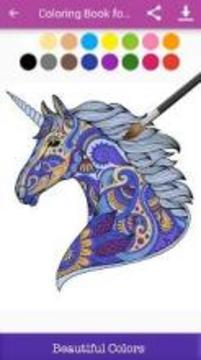Coloring Book for Unicorn游戲截圖4