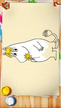 Coloring Moomin游戲截圖1