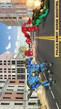 US Robot Police Bike Horse Robot Transformation游戲截圖1