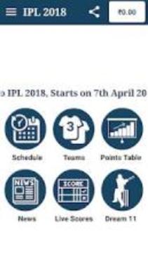 IPL(2018-19)-Live Video and Scores游戲截圖3