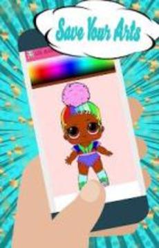 IoI Doll Coloring Book游戲截圖2