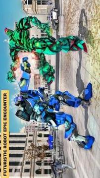 US Robot Police Bike Horse Robot Transformation游戲截圖3