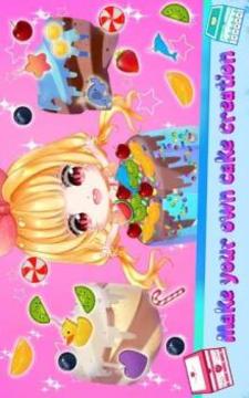 Princess Cherry Cake Bakery Shop for Kids游戲截圖4