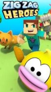 ZigZag Heroes - Avoid obstacles and edges gameplay游戲截圖4