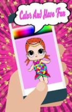 IoI Doll Coloring Book游戲截圖3