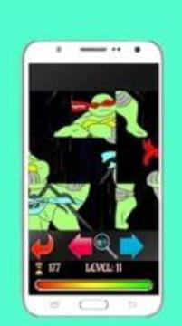Turtles puzzle Ninja game游戲截圖5