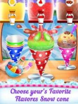 Snow Cone Maker - Summer Foods游戲截圖2