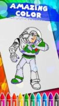 Buzz Lightyear : Coloring Toys Story Book游戲截圖3