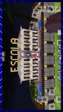 New Luxurious High School. Map for MCPE游戲截圖3