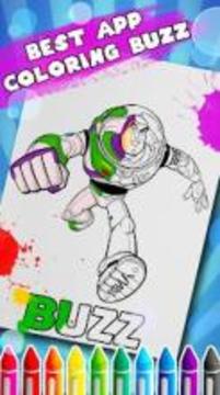 Buzz Lightyear : Coloring Toys Story Book游戲截圖4