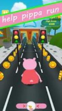 Subway peppa adventure Run pig游戲截圖1