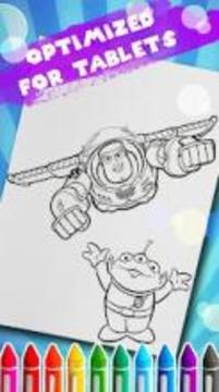 Buzz Lightyear : Coloring Toys Story Book游戲截圖2