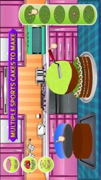 Sports Cake Cooking: Cook Rainbow Chocolate Ball游戲截圖3