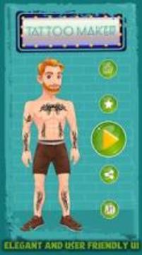 Tattoo Stencil: Tattoo Designs ~ Free Tattoo Games游戲截圖4