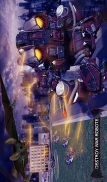 Robot Transforming Flying Bat Attack Robot Games游戲截圖4
