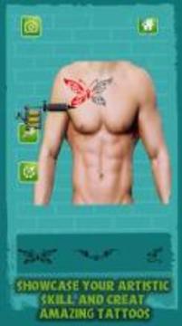 Tattoo Stencil: Tattoo Designs ~ Free Tattoo Games游戲截圖3