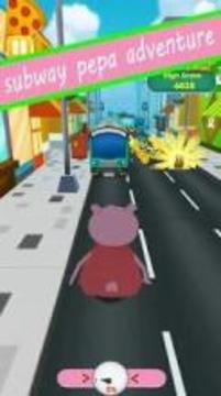 Subway peppa adventure Run pig游戲截圖5