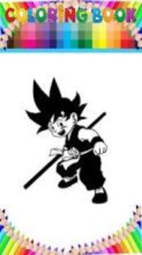 Coloring Goku dragon balls app by fans游戲截圖2