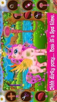 Fairy Unicorn Braided Hairstyle Salon游戲截圖5