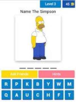 Guess The Simpsons Quiz游戲截圖3