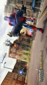 Captain Superhero Flying Robot Rescue游戲截圖1