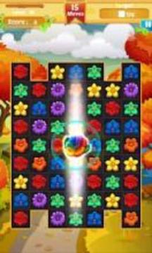 Blossom Crush Match 3 Forest游戲截圖2
