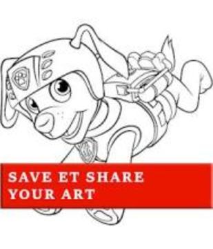 How to color Paw Patrol coloring book For Adult游戲截圖4