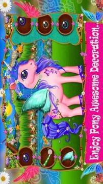 Fairy Unicorn Braided Hairstyle Salon游戲截圖2
