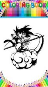 Coloring Goku dragon balls app by fans游戲截圖4