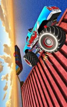 Impossible Tricky Tracks Car Stunt Truck Driving游戲截圖2