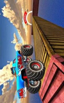 Impossible Tricky Tracks Car Stunt Truck Driving游戲截圖3