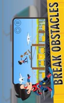 Subway Ejen Super Ali Surfer Adventure游戲截圖1