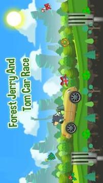 Forest Jerry car Race And Tom游戲截圖3