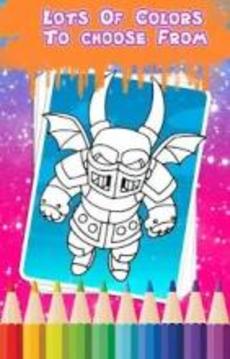 Coloring Clash Royale Characters游戲截圖2