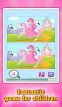 Princess & Pony : Find the Difference *Free Game游戲截圖5
