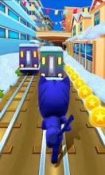Run Catboy Pj Masks Adventure游戲截圖1