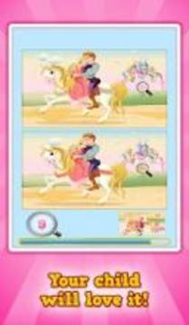 Princess & Pony : Find the Difference *Free Game游戲截圖1