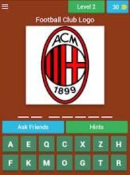 Football Club Logo Quiz Guess the Logo of club游戲截圖4