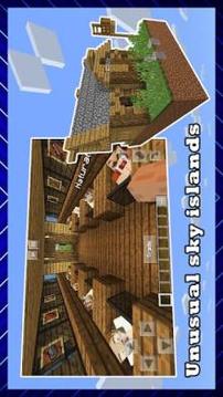 Sky Island Funny Adventure. Map for MCPE游戲截圖2