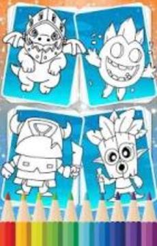 Coloring Clash Royale Characters游戲截圖1