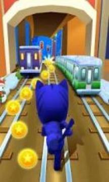 Run Catboy Pj Masks Adventure游戲截圖2