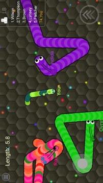 Worms.io : Slither Battle游戲截圖1