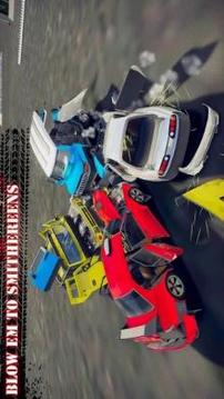 Extreme Stunts : 3D Car Demolition Legends游戏截图1
